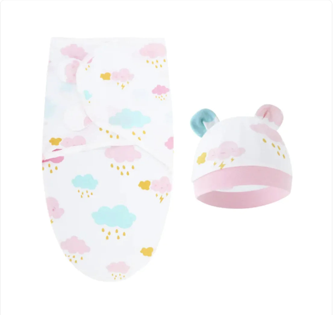 Pure Cotton Baby Swaddle – Soft Comfort for Little Ones