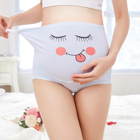 Buy 2, Get 1 free Maternity Cartoon Expression Underwear