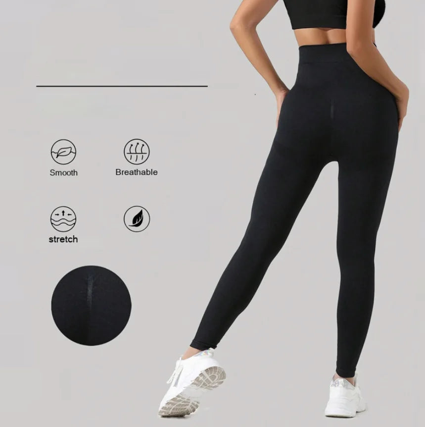 Maternity Seamless Support Yoga Pants – Gentle Support for Active Moms-to-Be