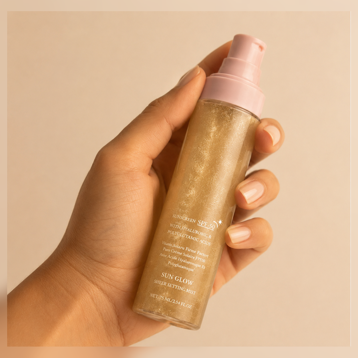 GlowShield SPF 50 Setting Mist