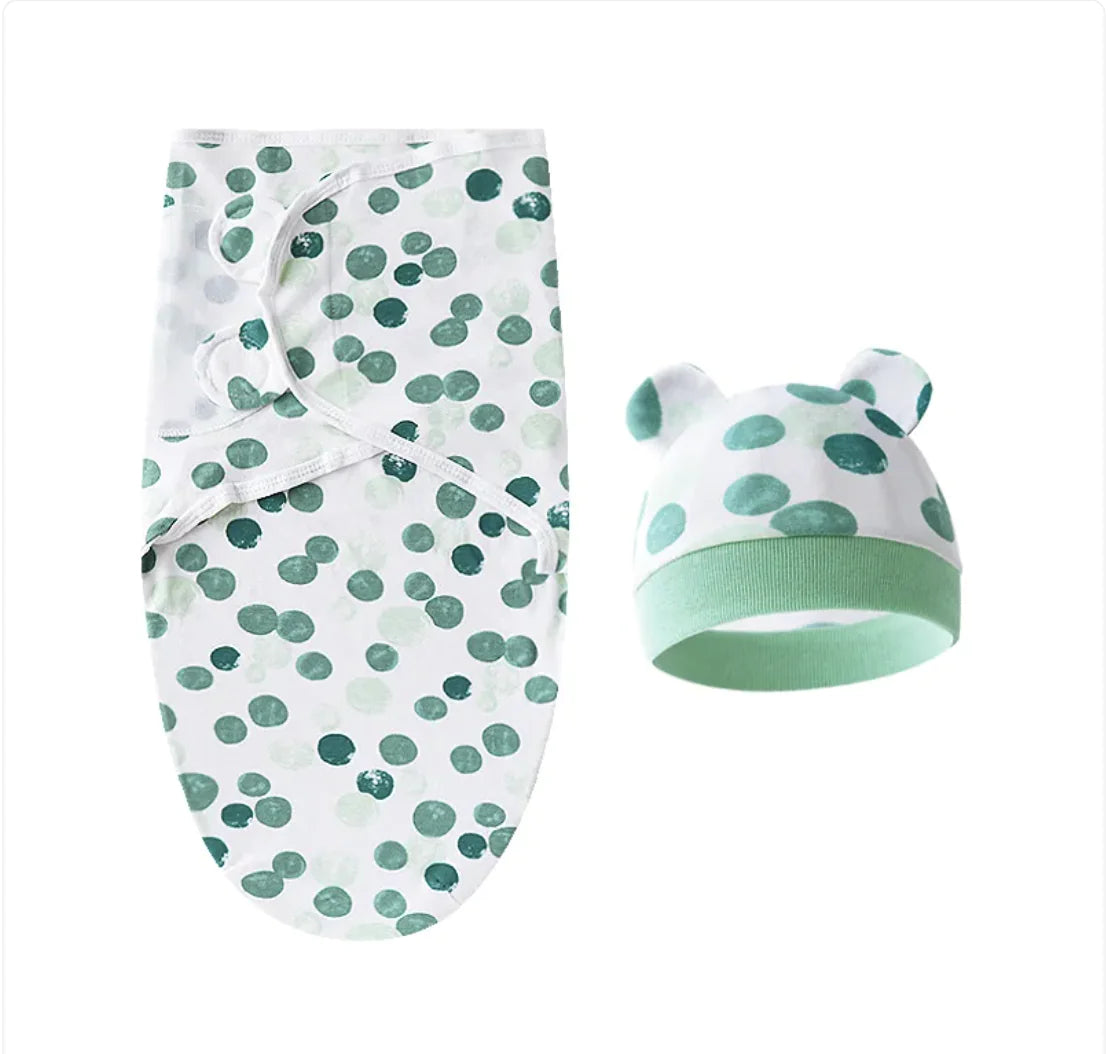 Pure Cotton Baby Swaddle – Soft Comfort for Little Ones