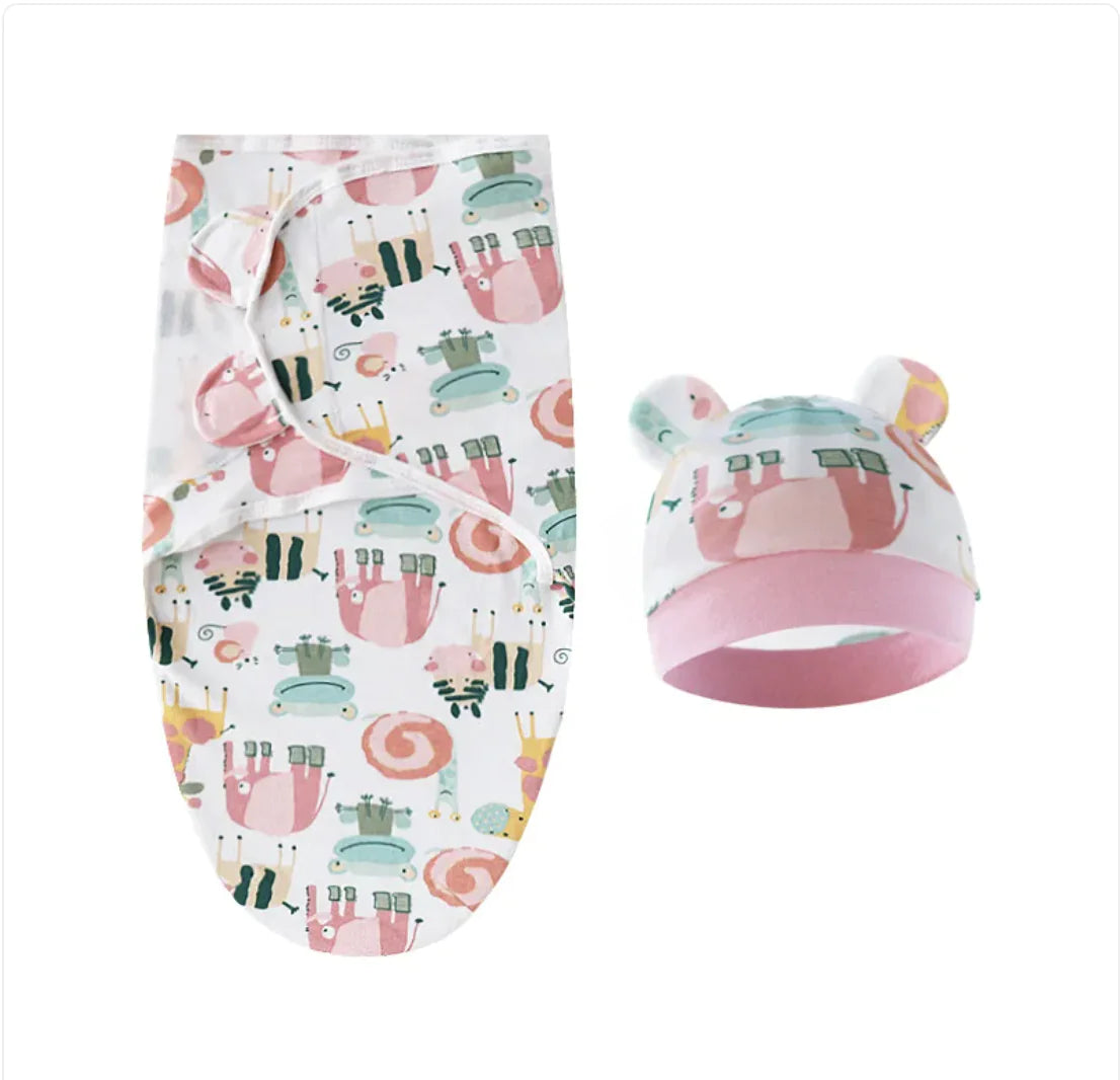 Pure Cotton Baby Swaddle – Soft Comfort for Little Ones