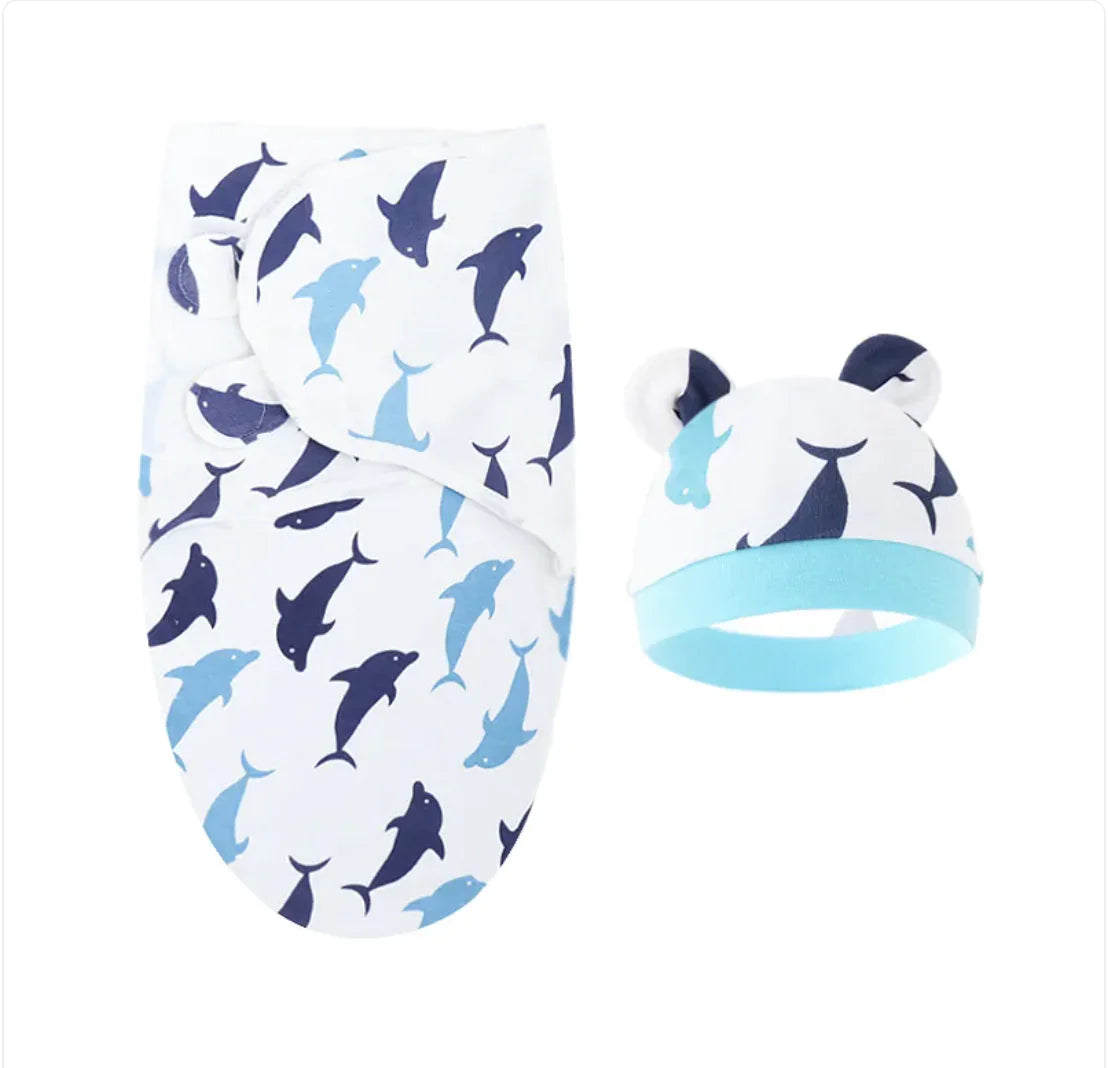 Pure Cotton Baby Swaddle – Soft Comfort for Little Ones
