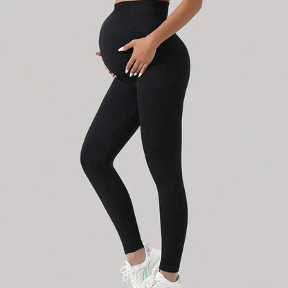 Maternity Seamless Support Yoga Pants – Gentle Support for Active Moms-to-Be