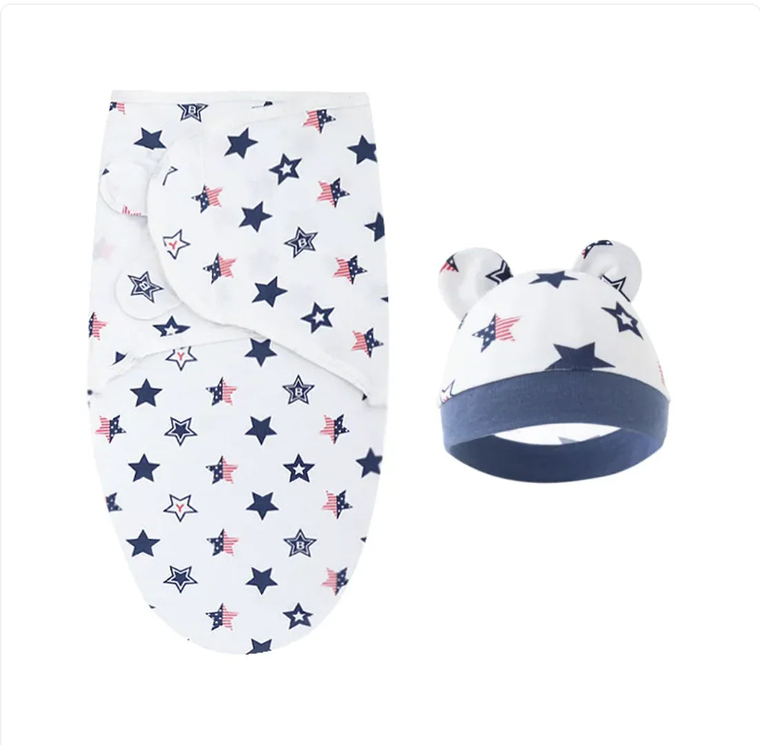 Pure Cotton Baby Swaddle – Soft Comfort for Little Ones