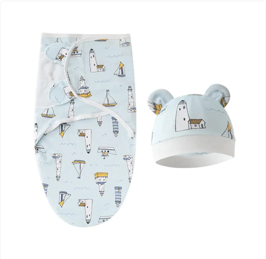 Pure Cotton Baby Swaddle – Soft Comfort for Little Ones