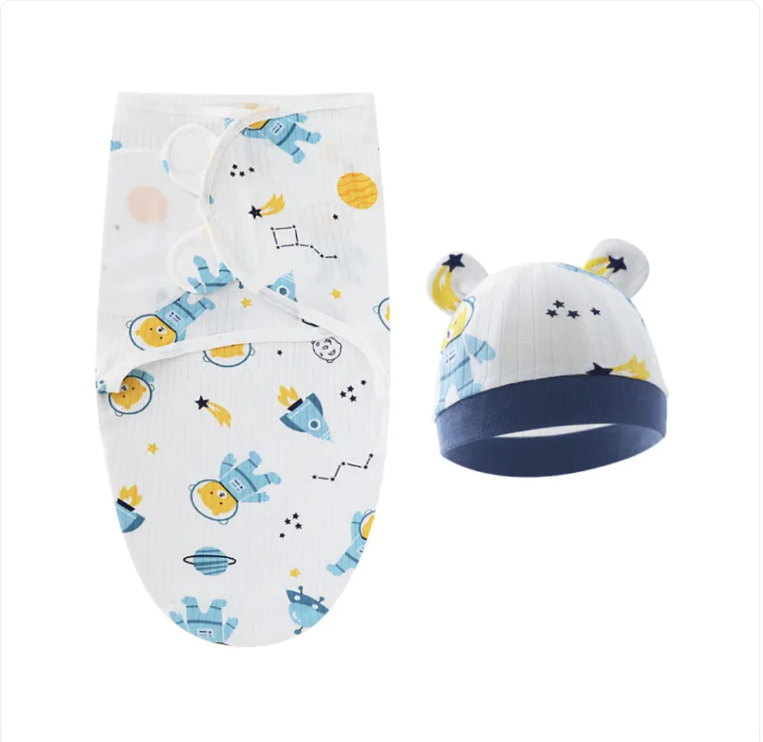 Pure Cotton Baby Swaddle – Soft Comfort for Little Ones