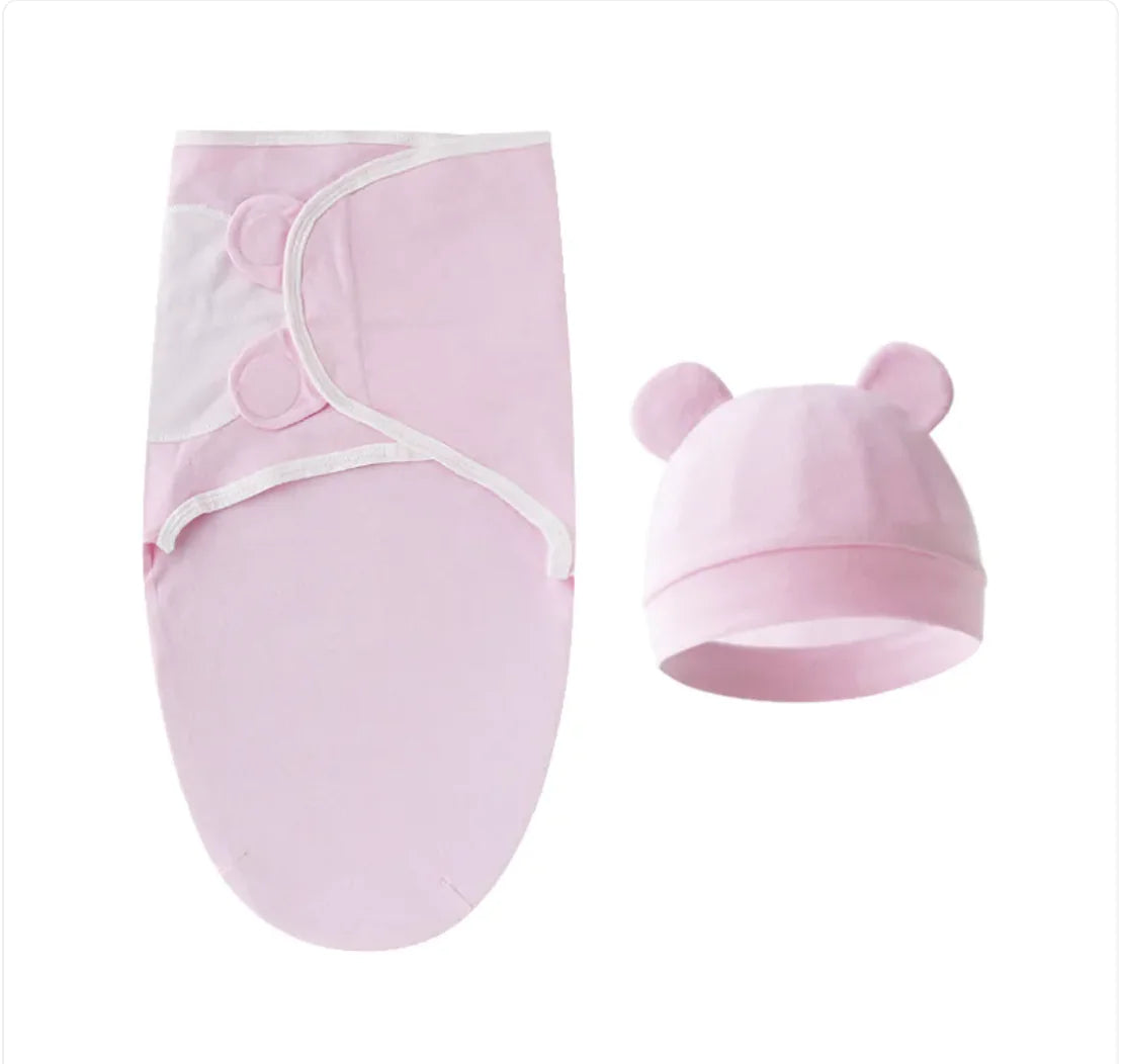Pure Cotton Baby Swaddle – Soft Comfort for Little Ones