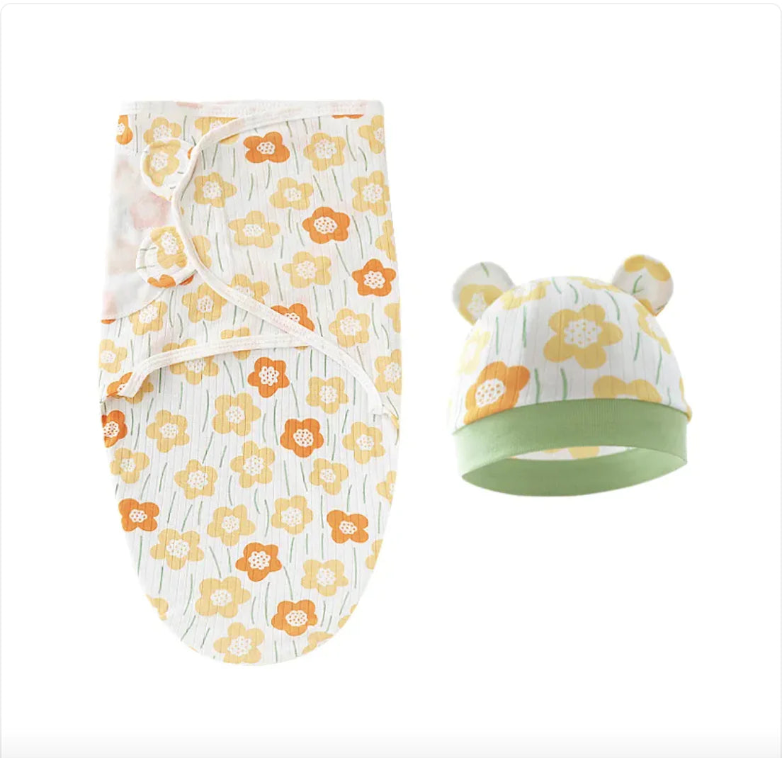 Pure Cotton Baby Swaddle – Soft Comfort for Little Ones