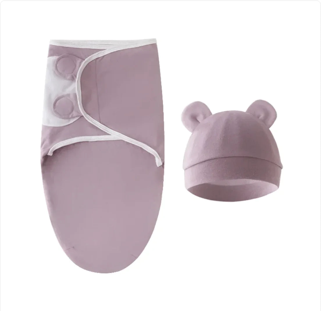 Pure Cotton Baby Swaddle – Soft Comfort for Little Ones