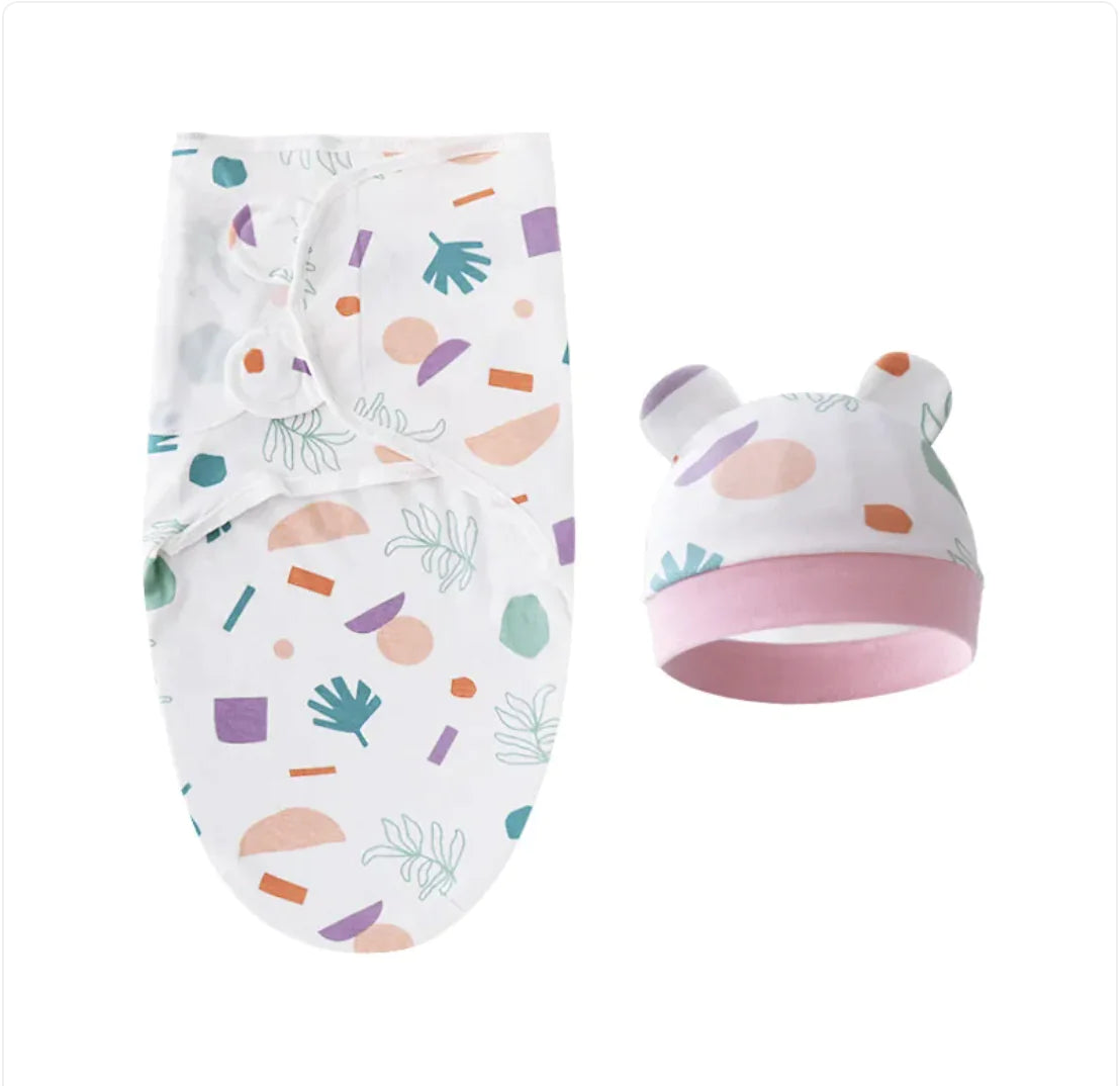 Pure Cotton Baby Swaddle – Soft Comfort for Little Ones