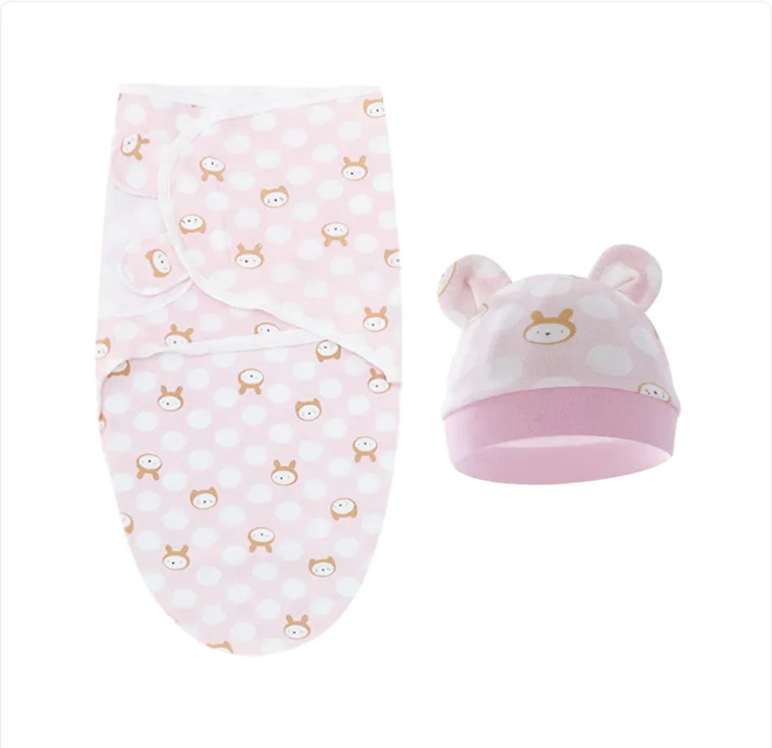 Pure Cotton Baby Swaddle – Soft Comfort for Little Ones