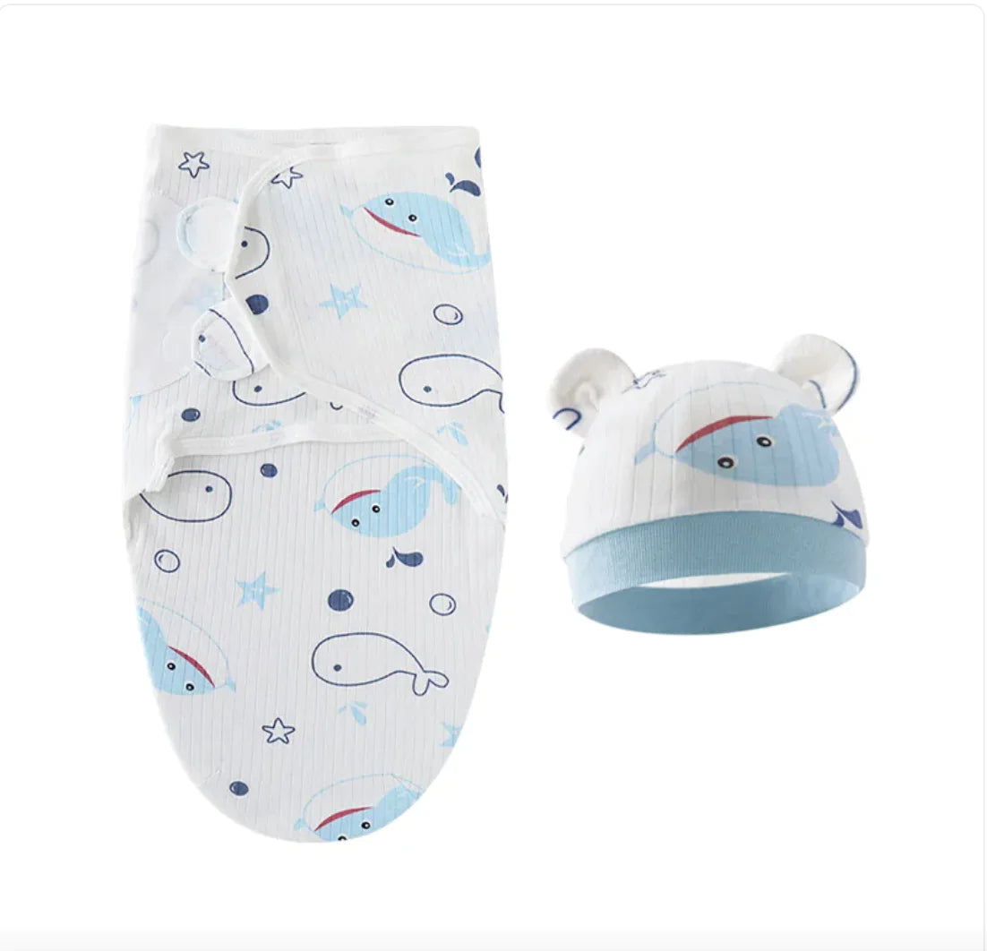 Pure Cotton Baby Swaddle – Soft Comfort for Little Ones