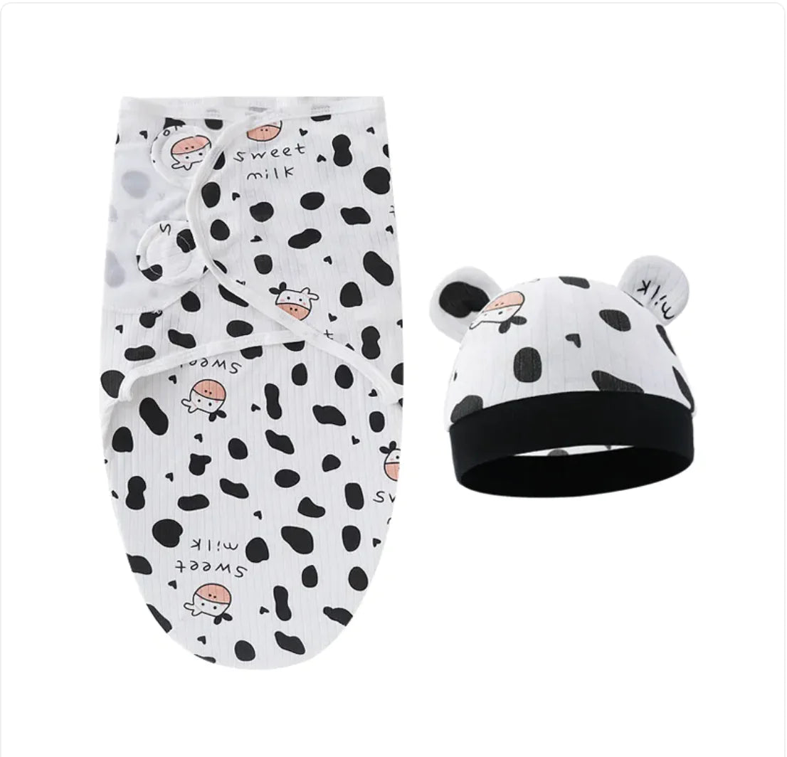 Pure Cotton Baby Swaddle – Soft Comfort for Little Ones