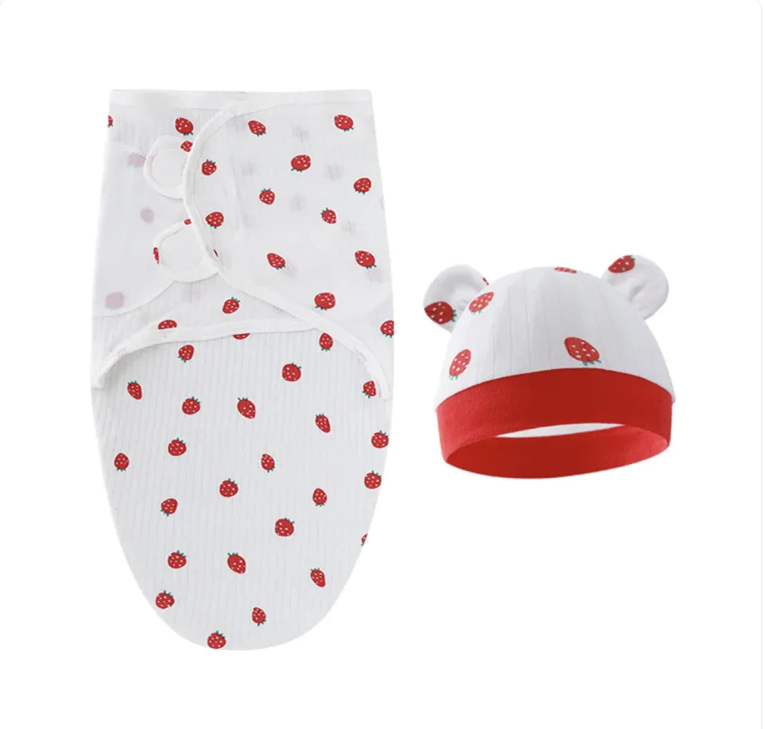 Pure Cotton Baby Swaddle – Soft Comfort for Little Ones
