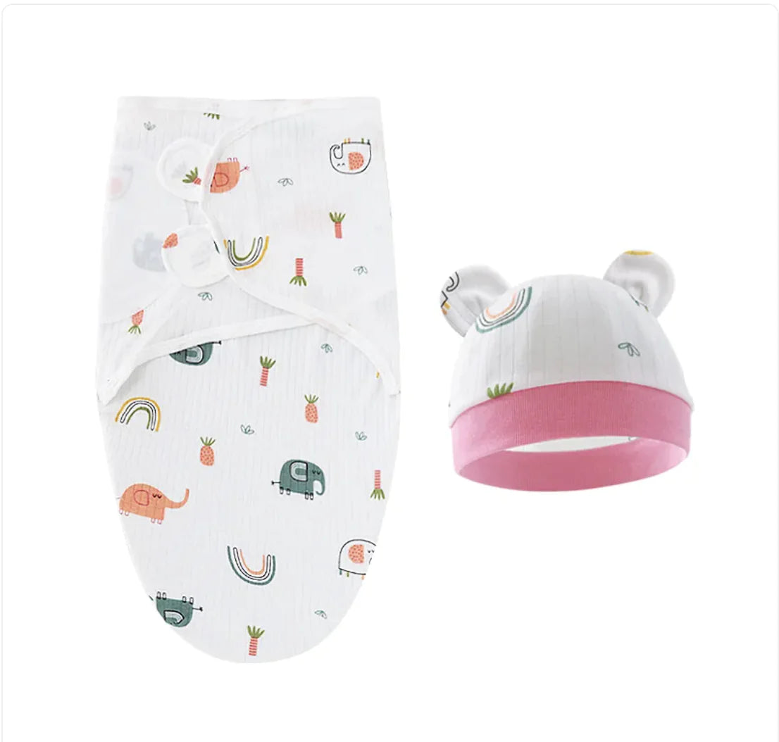 Pure Cotton Baby Swaddle – Soft Comfort for Little Ones