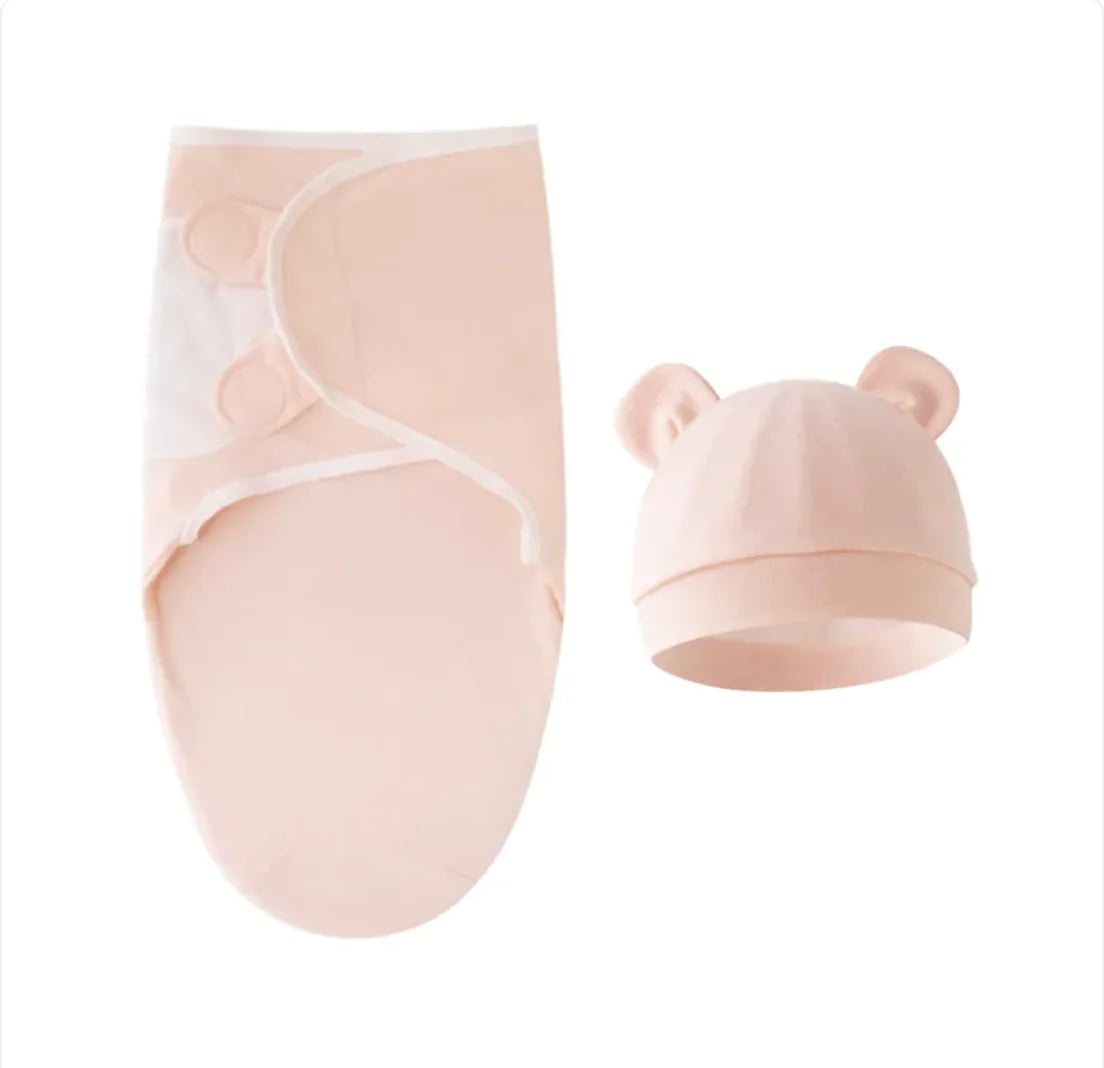Pure Cotton Baby Swaddle – Soft Comfort for Little Ones