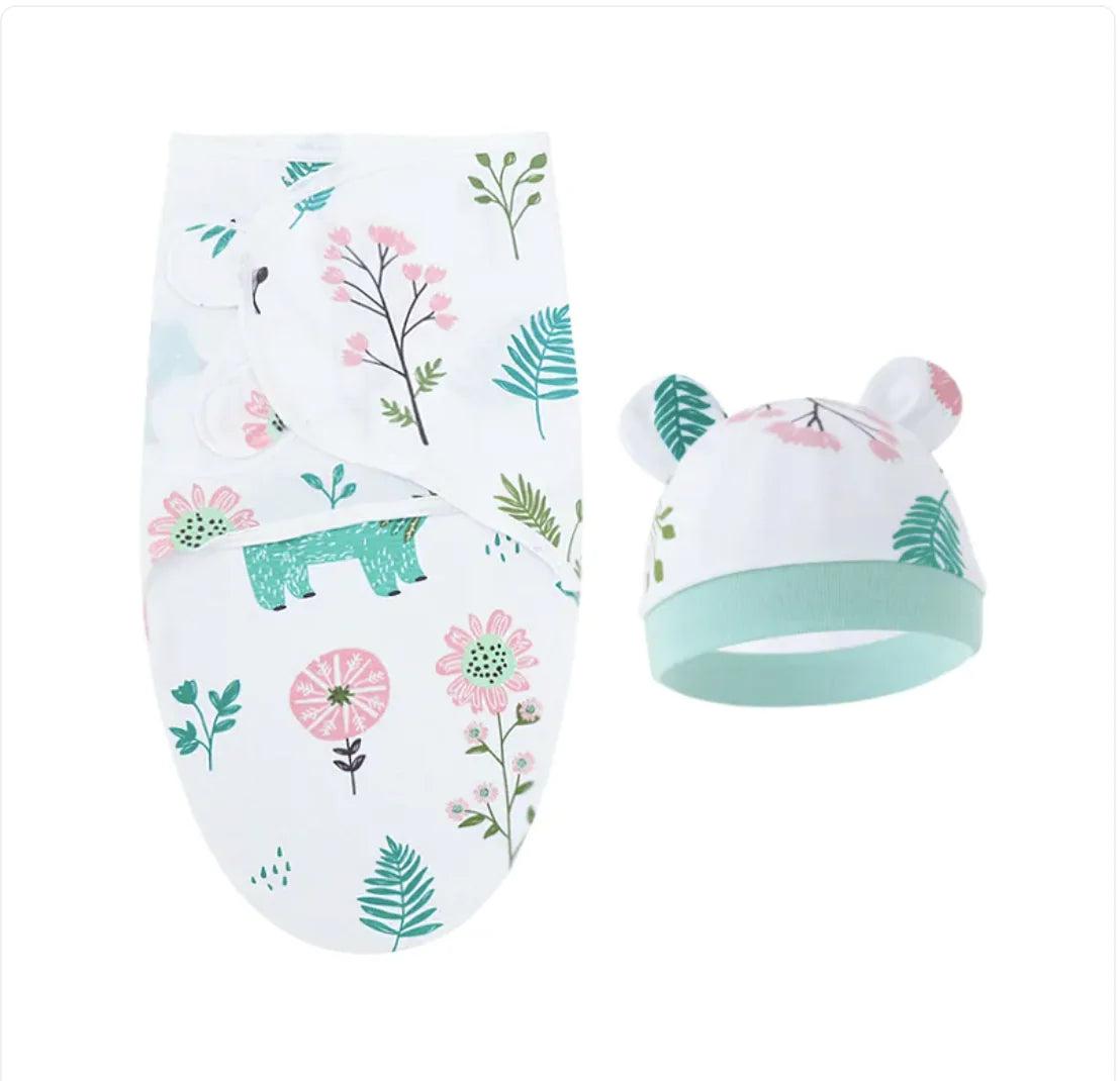 Pure Cotton Baby Swaddle – Soft Comfort for Little Ones