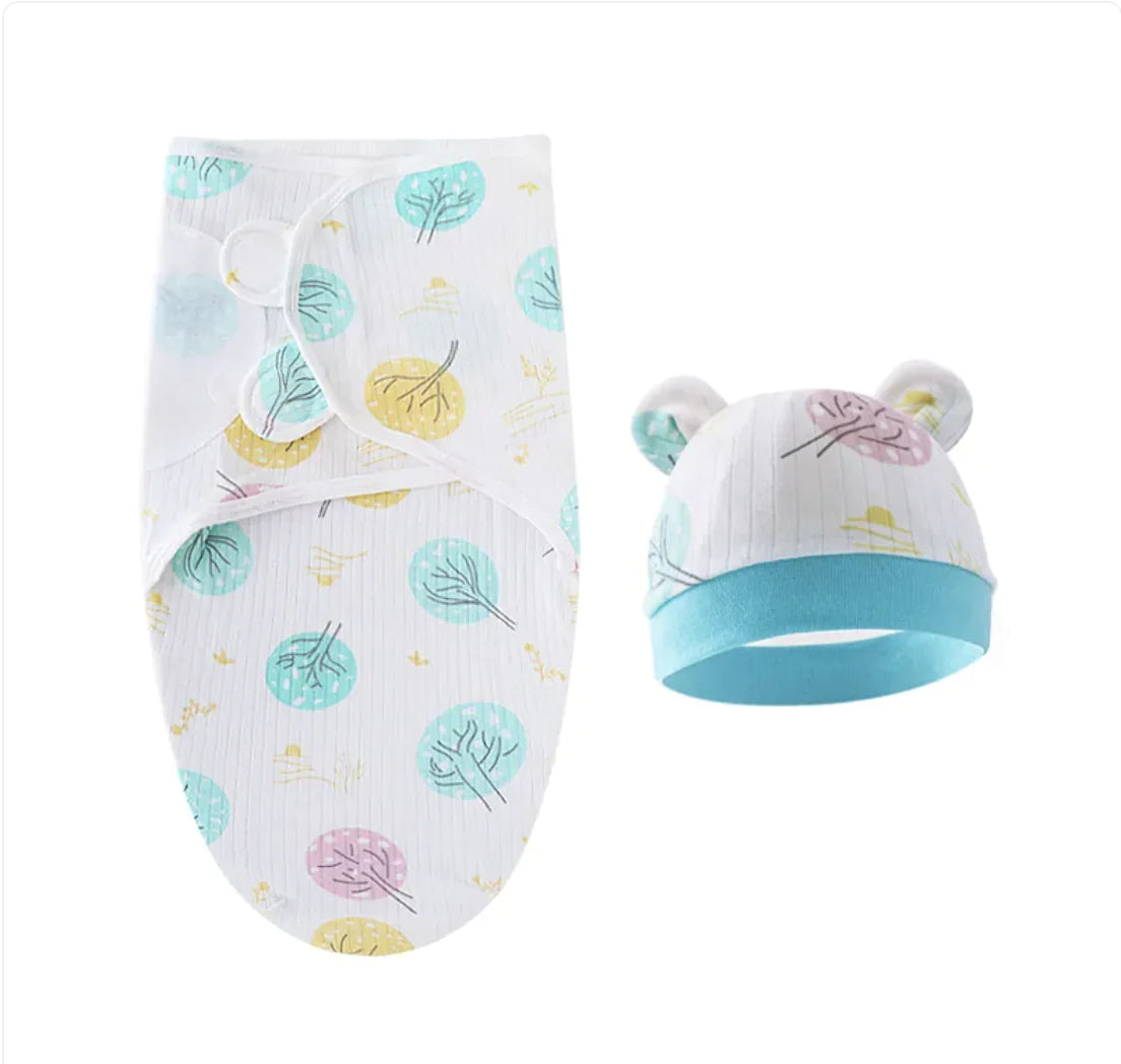 Pure Cotton Baby Swaddle – Soft Comfort for Little Ones