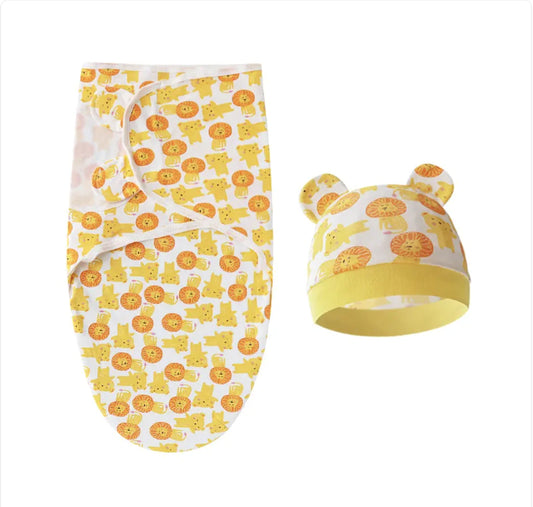 Pure Cotton Baby Swaddle – Soft Comfort for Little Ones