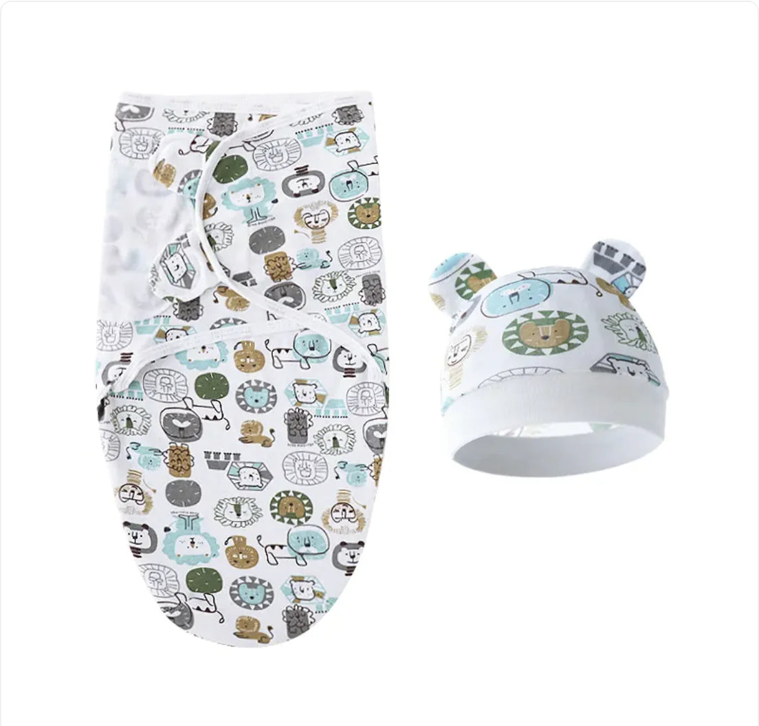 Pure Cotton Baby Swaddle – Soft Comfort for Little Ones