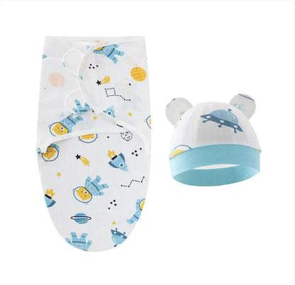 Buy 2, Get 1 Free Pure Cotton Baby Swaddle – Soft Comfort for Little Ones