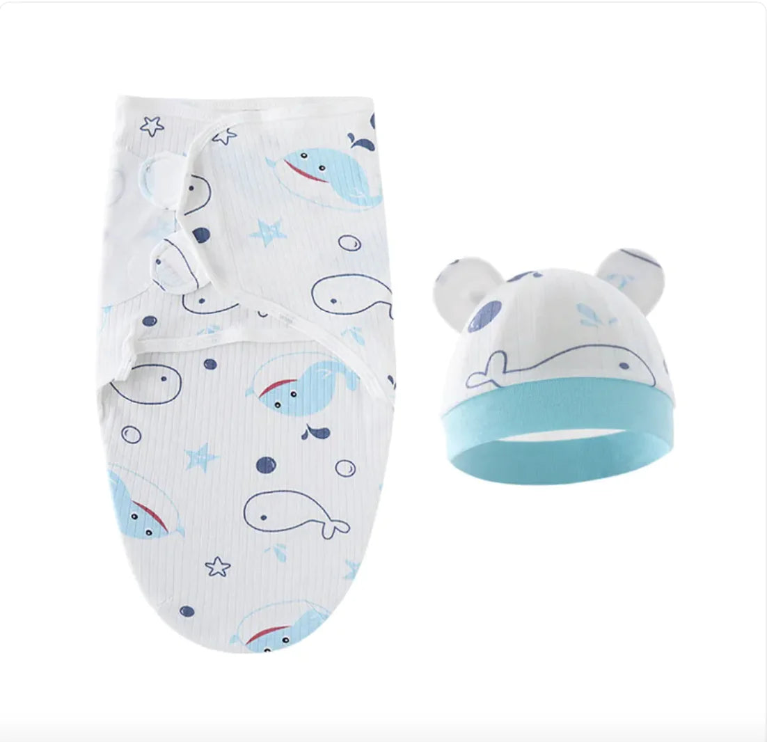 Pure Cotton Baby Swaddle – Soft Comfort for Little Ones