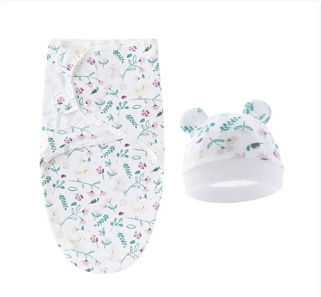 Pure Cotton Baby Swaddle – Soft Comfort for Little Ones