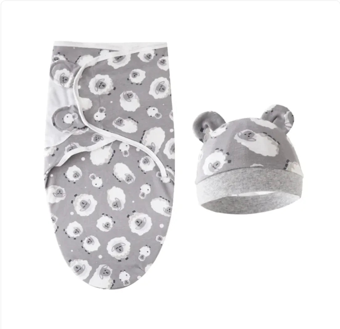 Pure Cotton Baby Swaddle – Soft Comfort for Little Ones