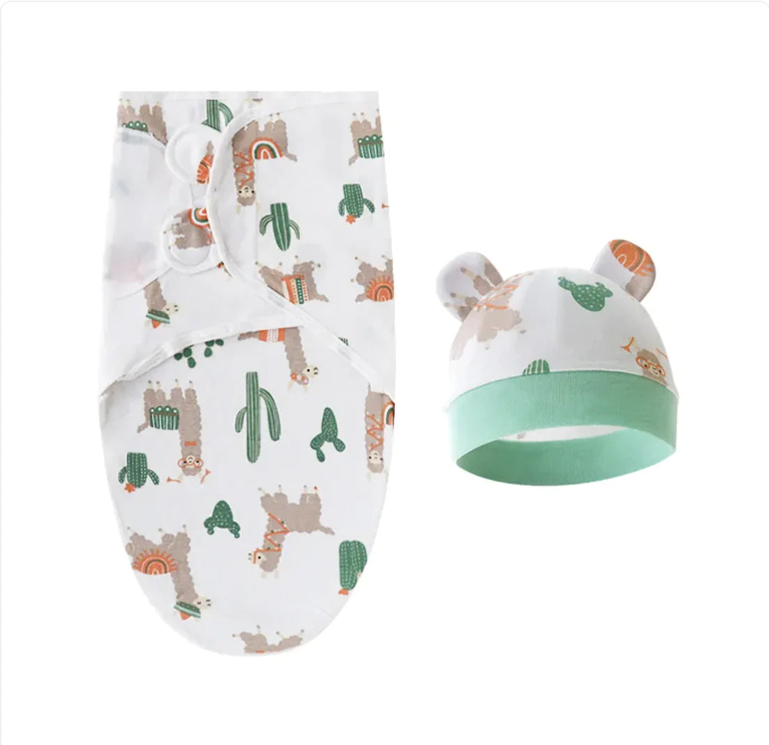Pure Cotton Baby Swaddle – Soft Comfort for Little Ones