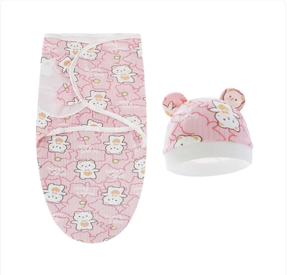 Pure Cotton Baby Swaddle – Soft Comfort for Little Ones