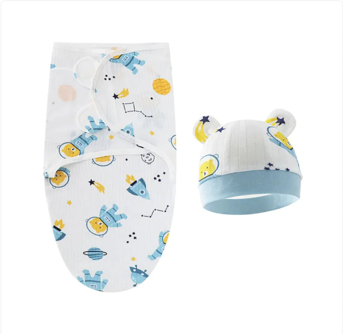 Pure Cotton Baby Swaddle – Soft Comfort for Little Ones