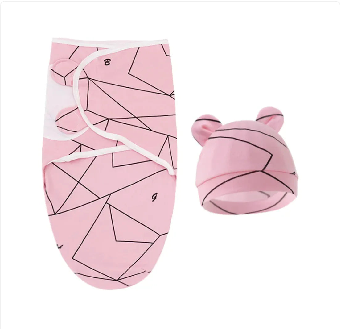 Pure Cotton Baby Swaddle – Soft Comfort for Little Ones