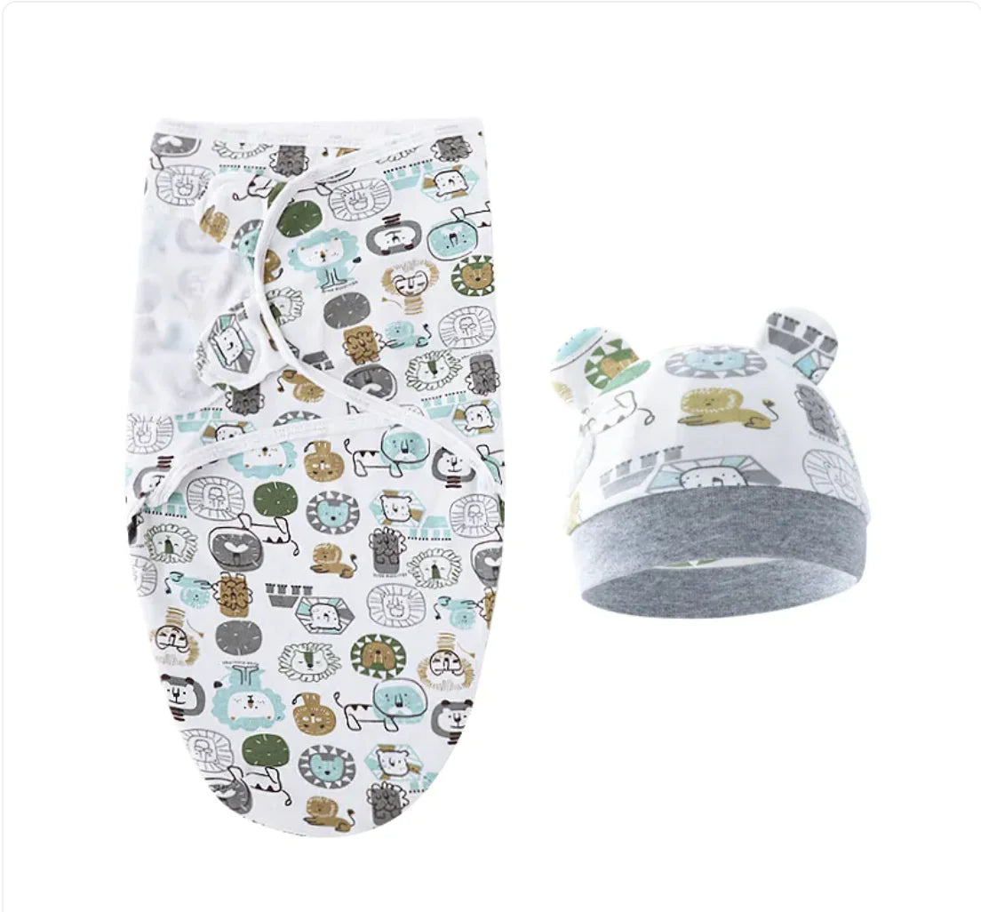 Pure Cotton Baby Swaddle – Soft Comfort for Little Ones