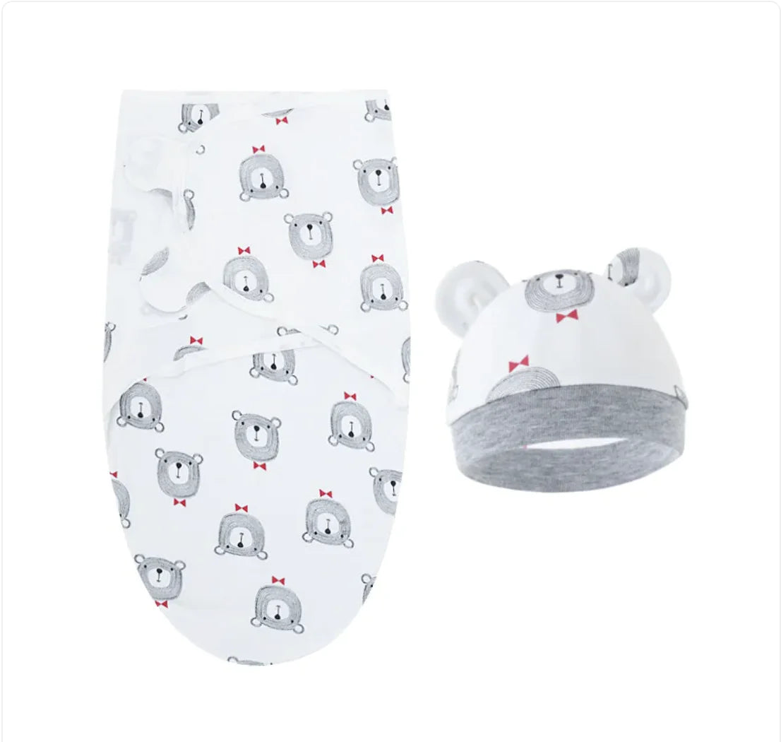 Pure Cotton Baby Swaddle – Soft Comfort for Little Ones