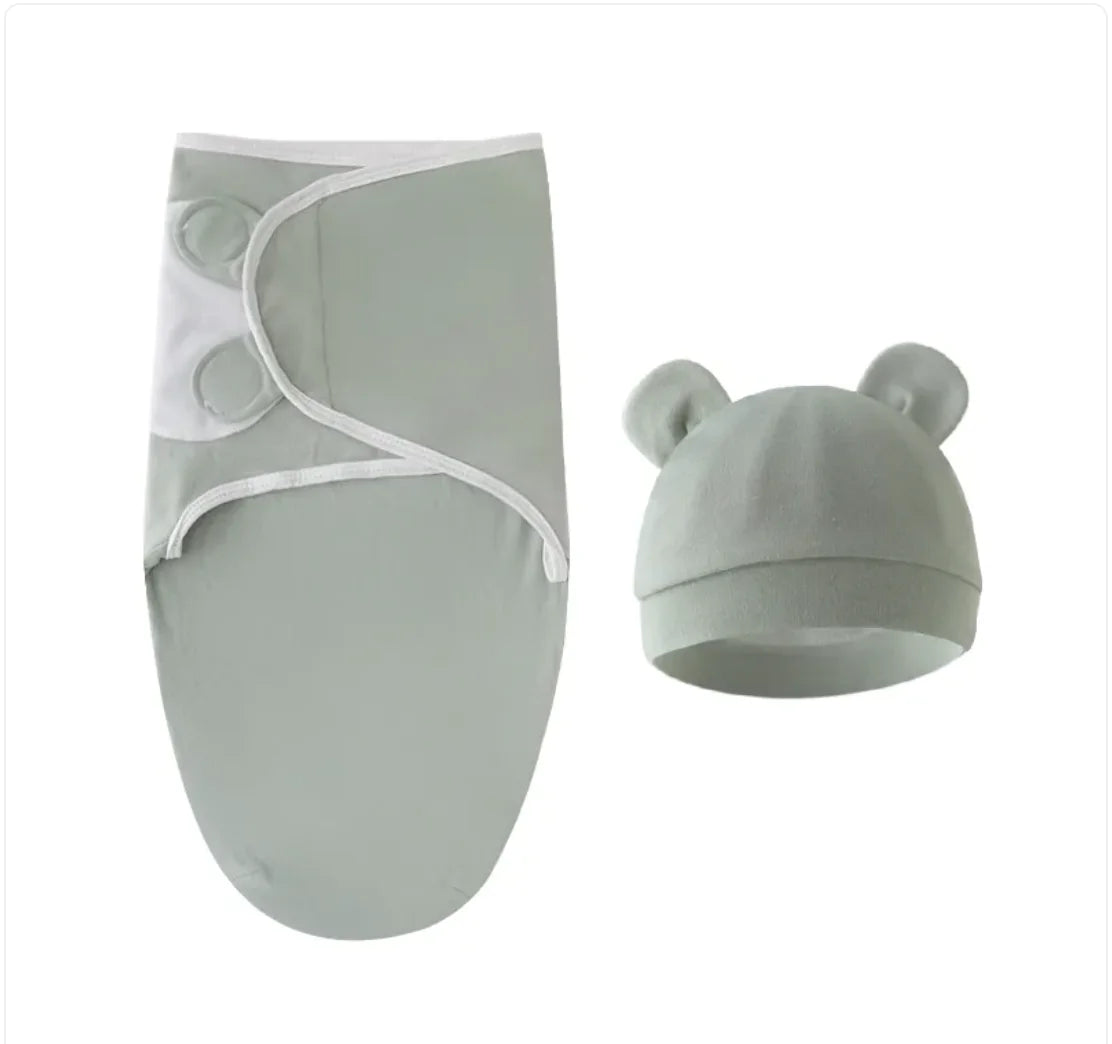 Pure Cotton Baby Swaddle – Soft Comfort for Little Ones