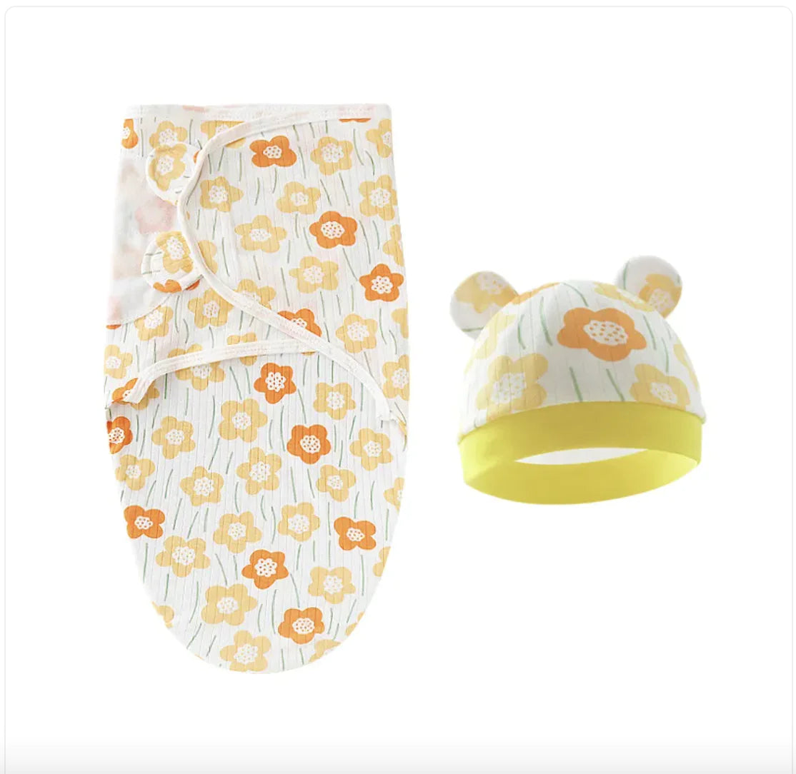 Pure Cotton Baby Swaddle – Soft Comfort for Little Ones