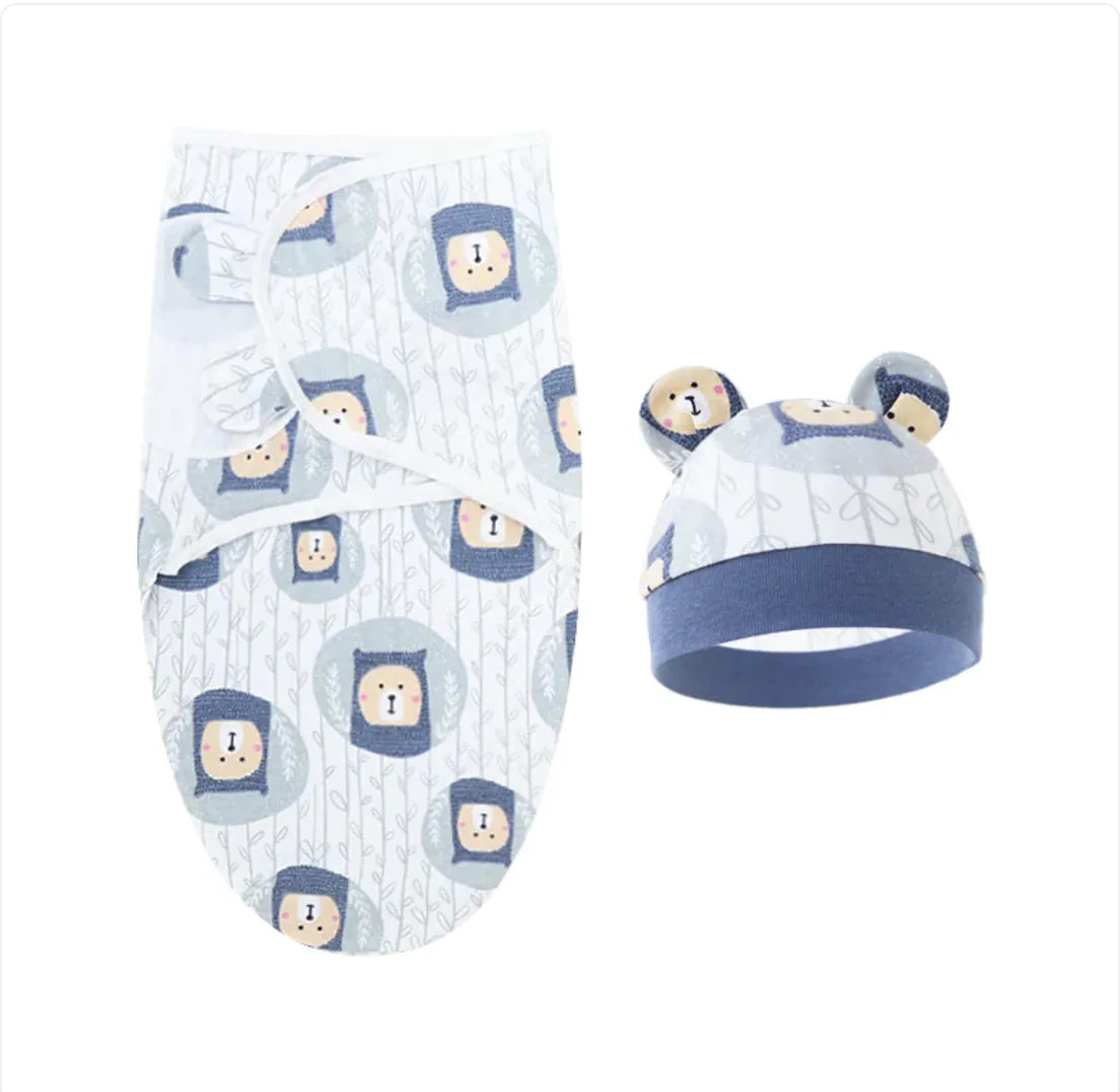 Pure Cotton Baby Swaddle – Soft Comfort for Little Ones