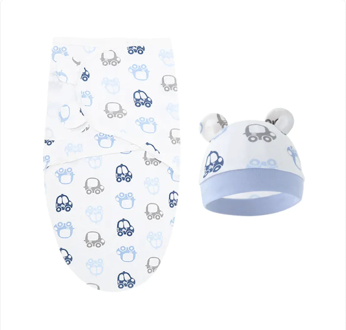 Pure Cotton Baby Swaddle – Soft Comfort for Little Ones