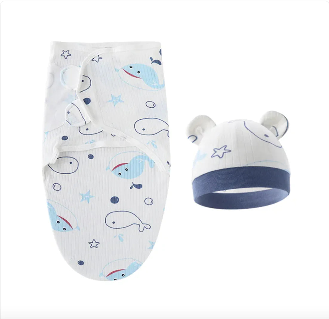 Pure Cotton Baby Swaddle – Soft Comfort for Little Ones