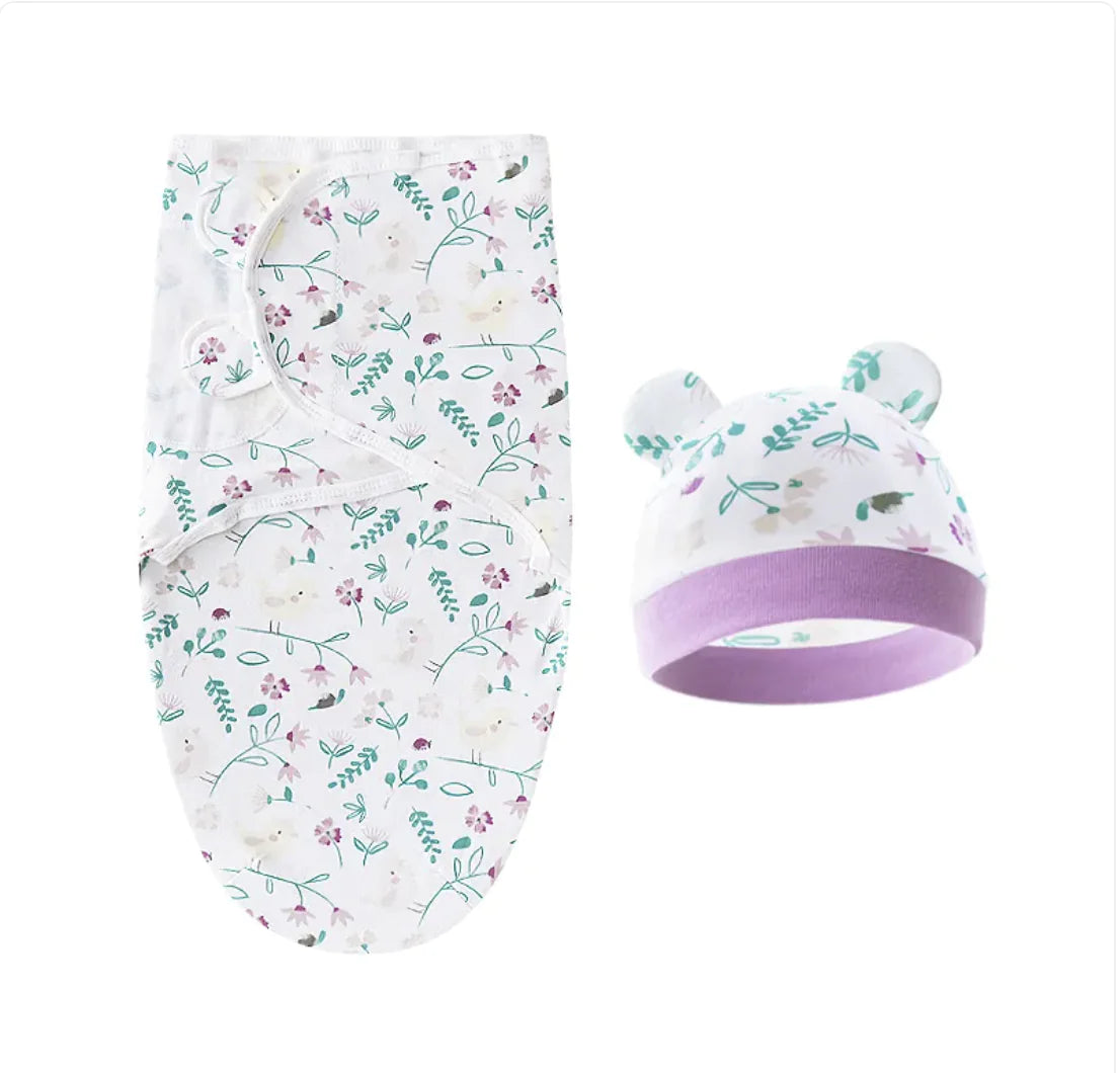 Pure Cotton Baby Swaddle – Soft Comfort for Little Ones