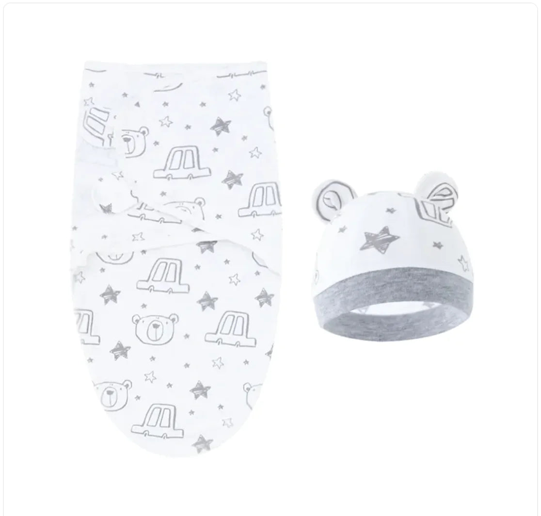 Pure Cotton Baby Swaddle – Soft Comfort for Little Ones