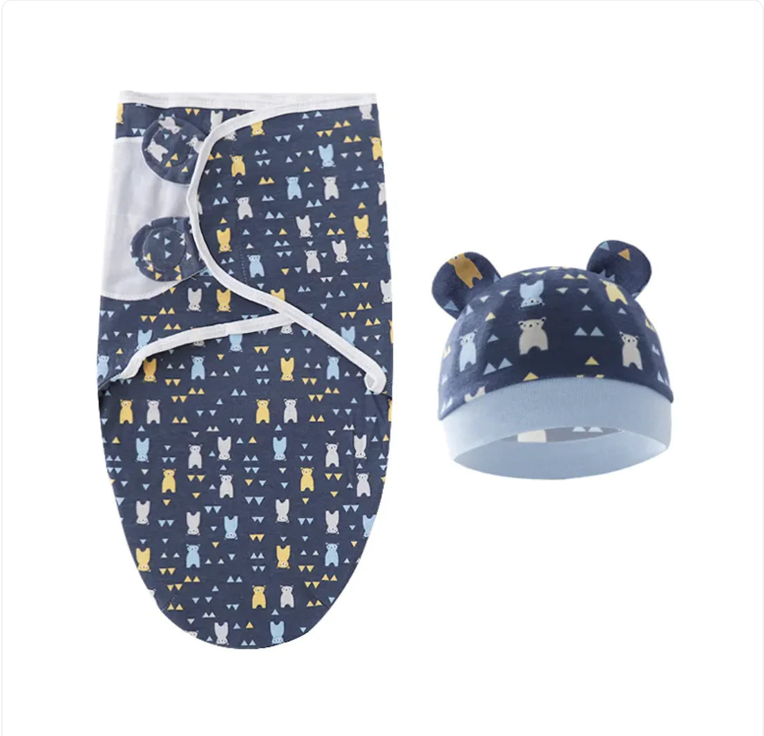 Pure Cotton Baby Swaddle – Soft Comfort for Little Ones
