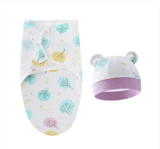 Pure Cotton Baby Swaddle – Soft Comfort for Little Ones