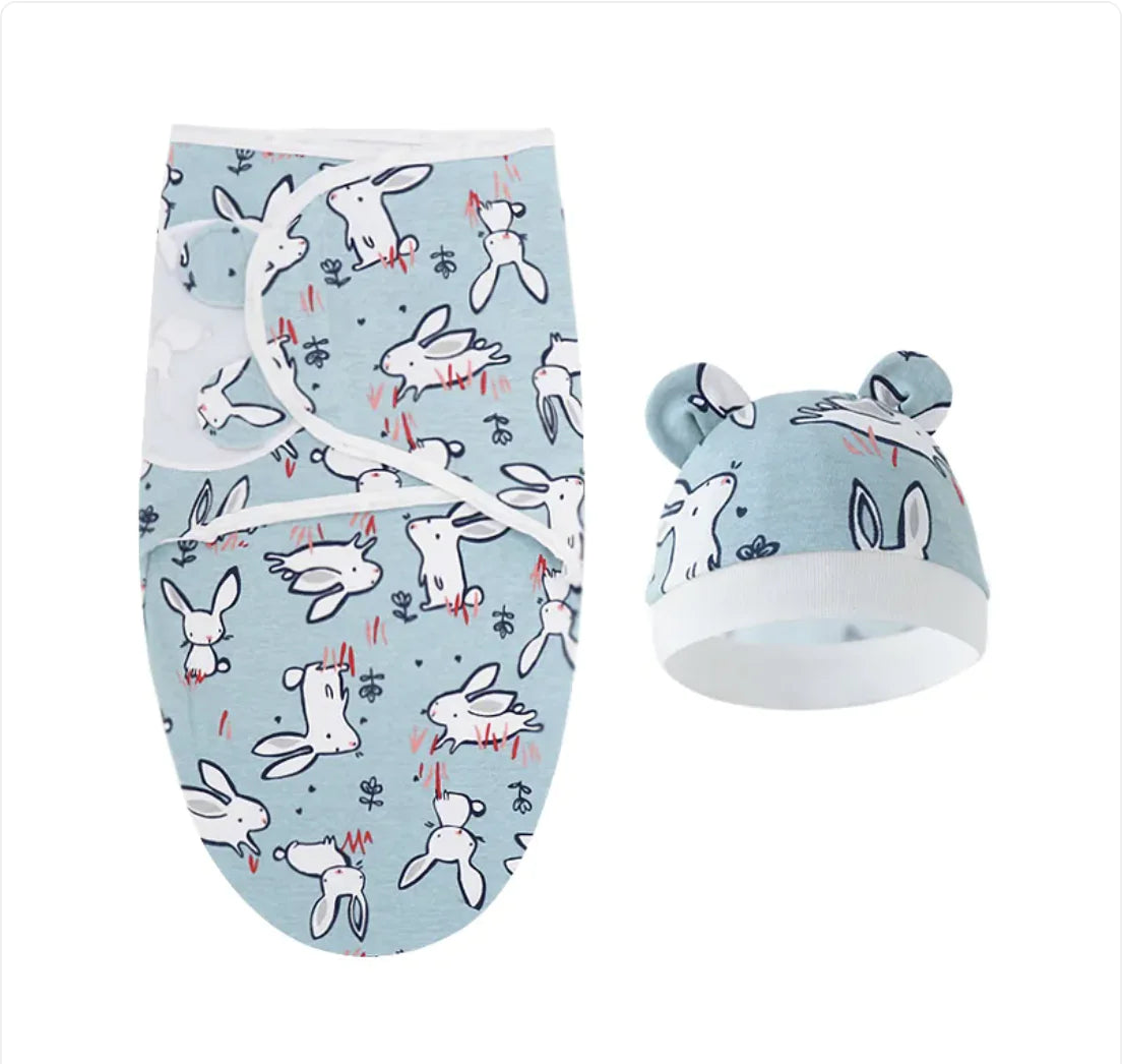 Pure Cotton Baby Swaddle – Soft Comfort for Little Ones