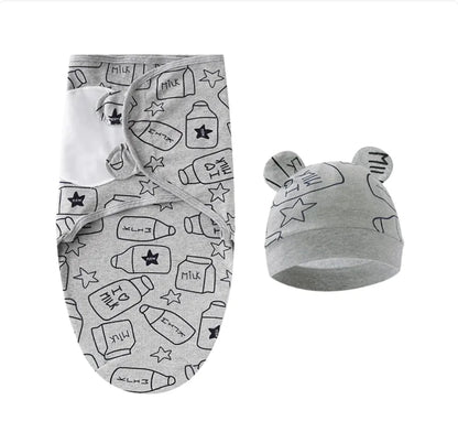 Buy 2, Get 1 Free Pure Cotton Baby Swaddle – Soft Comfort for Little Ones