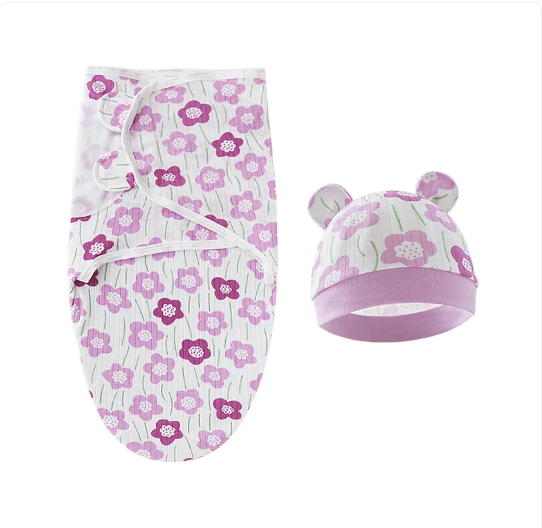 Pure Cotton Baby Swaddle – Soft Comfort for Little Ones