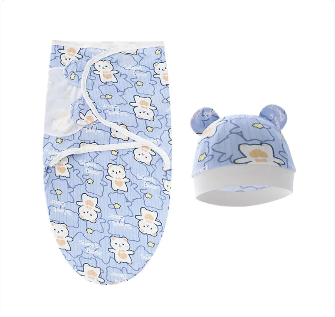 Pure Cotton Baby Swaddle – Soft Comfort for Little Ones