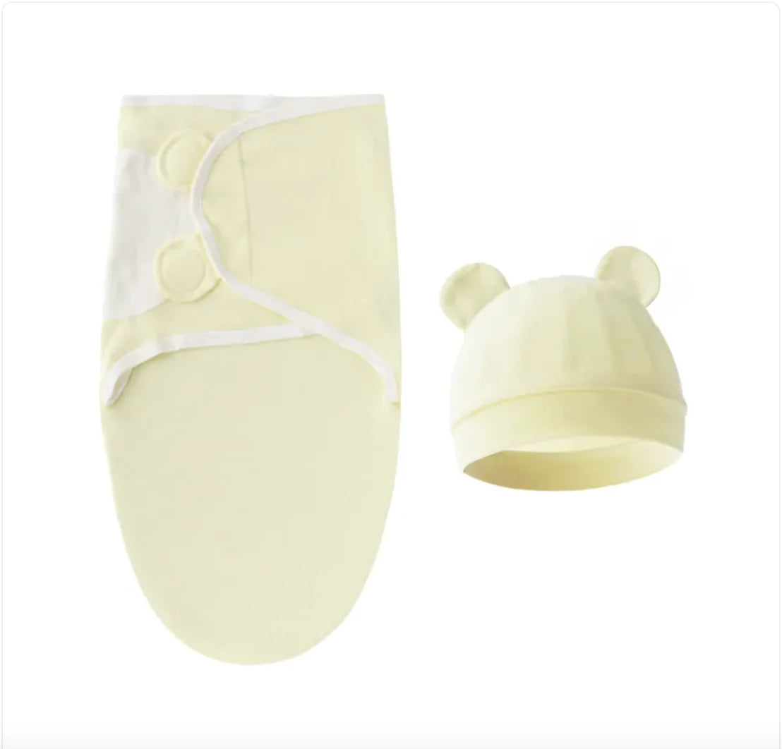 Pure Cotton Baby Swaddle – Soft Comfort for Little Ones