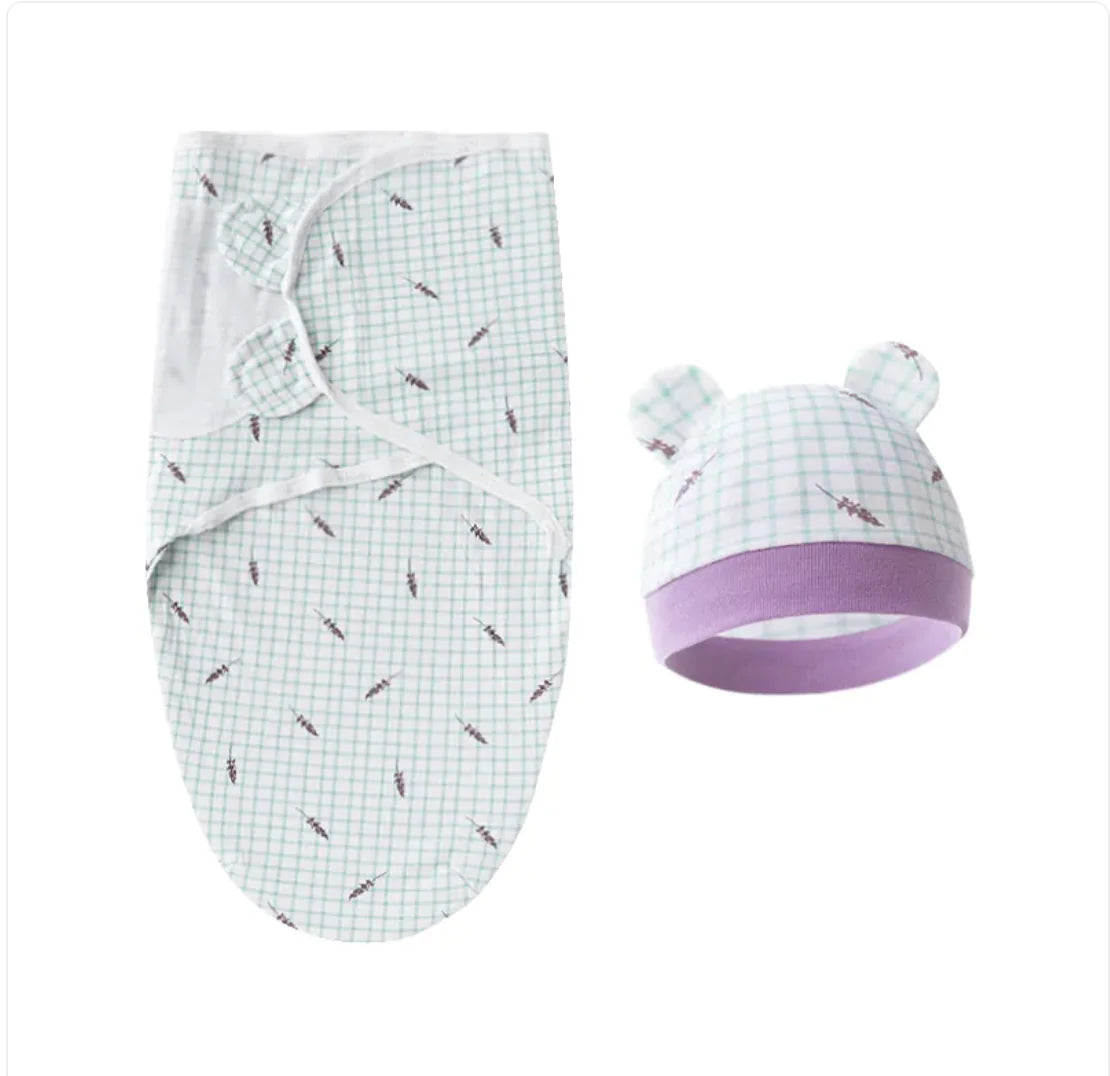 Pure Cotton Baby Swaddle – Soft Comfort for Little Ones